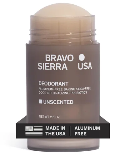 Miniatura 24 de Bravo Sierra - Desodorante sin aluminio para hombres, paquete de 1, cítrico y sal marina, fórmula natural sin bicarbonato de sodio con control