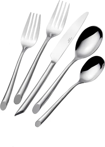 Miniatura 2 de Towle Living Wave, juego de cubiertos de 20 unidades, Juego de 20 piezas, Plateado