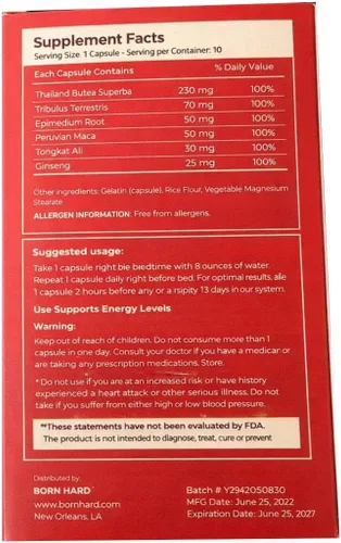 Miniatura 8 de Blended Sports Suplemento de apoyo nutricional para hombres, libera a tu bestia, apoyo natural para aumentar la energía y el bienestar masculino