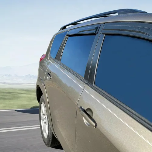 Miniatura 3 de IKON MOTORSPORTS - Visera de ventana compatible con Toyota RAV4 XU40 2006-2012, tinte de humo acrílico y semitransparente, protector de sombra