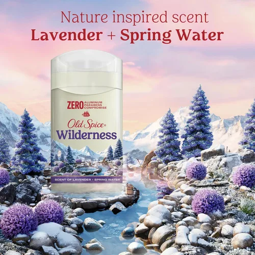 Miniatura 6 de Old Spice Desodorante para hombre sin aluminio Wilderness con lavanda, 3 onzas (paquete de 3)