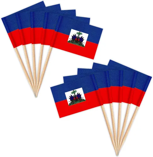 Miniatura 7 de ZXvZYT Banderas de palillos de dientes cubanos con bandera de Cuba, decoración pequeña para cupcakes de Cuba, decoración de frutas y cóctel