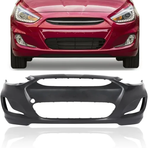 Miniatura 10 de PIT66 Cubierta para paragolpe frontal con orificios para luces antiniebla Preparada Compatible con Hyundai Tiburon 2005-2006 865112C500 HY1000153