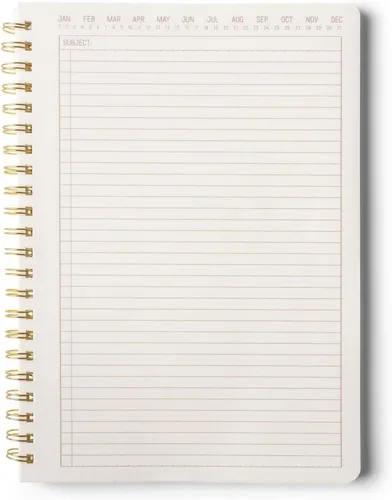 Miniatura 3 de DesignWorks Ink Cuaderno de espiral – Agenda grande de 8.25 x 11.625 pulgadas con páginas forradas y perforadas, diario de tapa suave de doble
