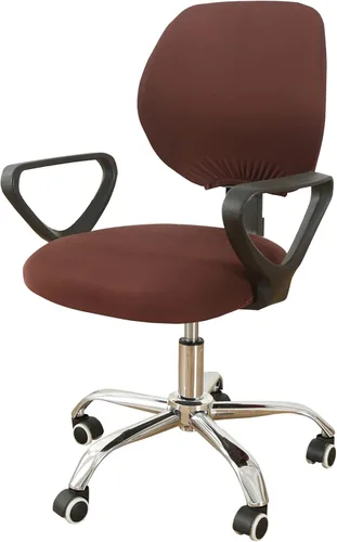 Miniatura 24 de MIFXIN - Fundas elásticas para silla de oficina de Jacquard, 2 piezas para sillas de escritorio o de la computadora, protector universal
