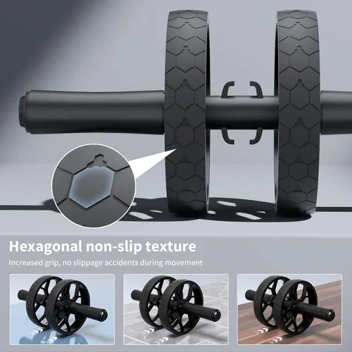 Miniatura 6 de Ally Peaks Rueda de rodillo abdominal con resistencia ajustable, abdominales de rebote automático y equipo de entrenamiento de núcleo