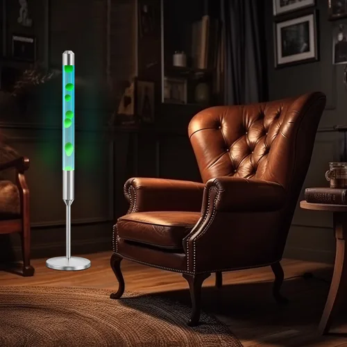 Miniatura 5 de Kyzfy Lámpara de movimiento de líquido de 47.5 pulgadas, lámpara de magma, luz de relajación de estado de ánimo, adecuada para decoración del hogar
