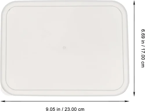 Miniatura 2 de Sartén de acero inoxidable para hornear pasteles con tapa, sartén para barbacoa, bandeja rectangular, contenedor de almacenamiento para nevera, caja
