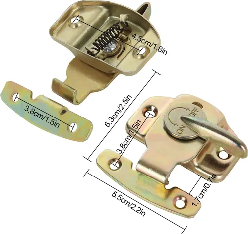 Miniatura 2 de 12 juegos de cerraduras de mesa Align-N-Lock, conectores de hebillas de mesa de comedor resistentes Abuff, ideales para hojas de mesa, mesas