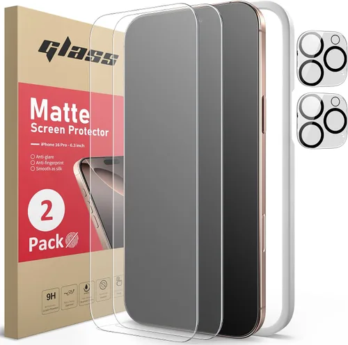 Miniatura 14 de Ambison Paquete de 2 Protectores de Pantalla Mate para iPhone 17 Pro Max de 6.9 pulgadas 2025, Antirreflejos y Antihuellas Dactilares, Sin Burbujas
