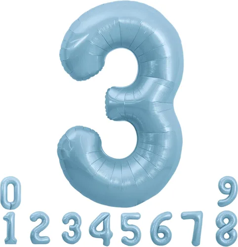 Miniatura 37 de TONIFUL 40 Inch Pastel Blue Number 8 Foil Balloons Large Mylar Foil Digital 8 Balloons for 8th Birthday, Gender Neutral Party, Baby Shower, Oro rosa