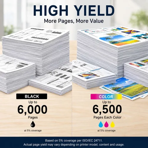Miniatura 4 de LC406XL Ink Cartridges High Yield Compatible for Brother LC406XL LC406 XL LC406 use with MFC-J4335DW MFC-J4535DW MFC-J5855DW MFC-J6555DW MFC-J6955DW