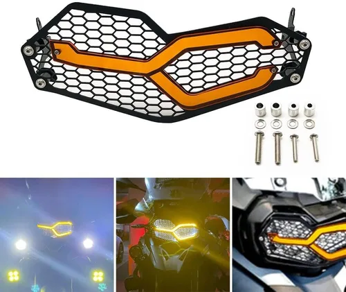 Miniatura 5 de QWERD Rejilla de faros delanteros para BMW F 750 850 para GS para ADV para Adventure F750GS F850GS protector de faros delanteros de motocicleta