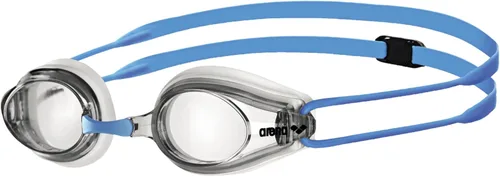 ARENA Tracks Gafas de Natación Esenciales para Carreras Unisex para Niños y Niñas, Jóvenes Nadadores, 6-12 años, Antiempañamiento, Lentes No Espejo,