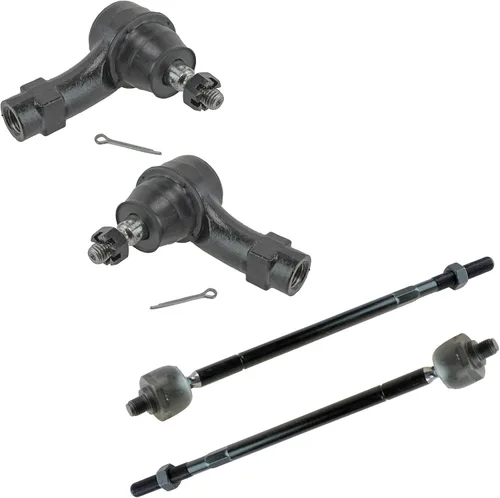 Miniatura 112 de TRQ Juego de barras de acoplamiento delanteras interiores y exteriores de 4 piezas compatible con Jeep Cherokee 1991-2001 y Comanche 91-92