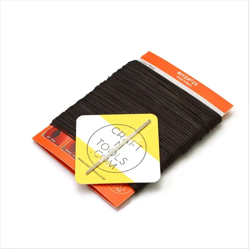 Miniatura 13 de Amber Glow RITZA 25 Tiger Thread for Leather Craft Hilo de tigre encerado Poliéster de 0.047 in