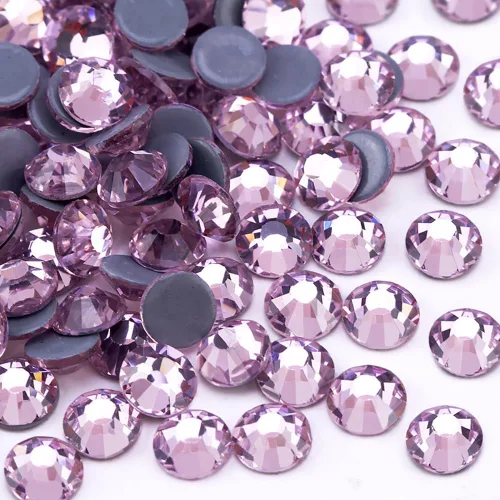 Miniatura 17 de 2880 diamantes de imitación termoadhesivos de imitación de cristal con parte trasera plana para manualidades, manualidades, ropa, zapatos