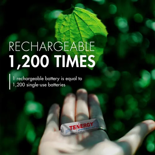 Miniatura 7 de Tenergy Paquete de 36 pilas recargables AA y AAA NiMH de alta calidad, pilas AA y AAA de 1.2 V, ideales para dispositivos electrónicos diarios