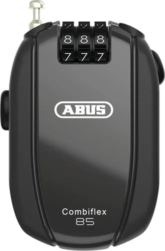Miniatura 11 de ABUS Combiflex Cable Lock - Cerradura para asegurar esquís, casco, cochecito y equipaje - Viaje 49.2-49.2 in de largo - 0.118 in de espesor