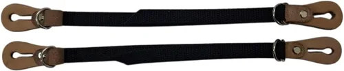 Miniatura 2 de Correas de nailon negro para montar toros para adultos, 5/8 "x 15", hecho en Brasil Master Bulls