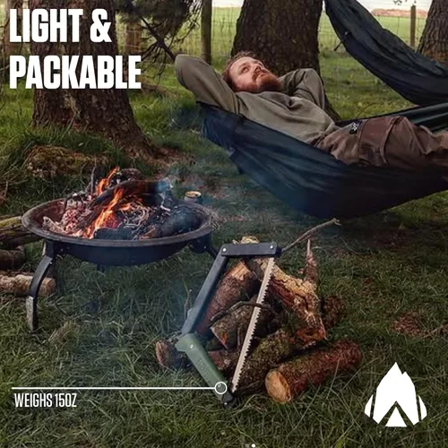 Miniatura 7 de AGAWA - Kit de Tripper BOREAL15 - Incluye sierra plegable de 15 pulgadas, funda de transporte de nailon, multiusos de 15 pulgadas y hoja agresiva