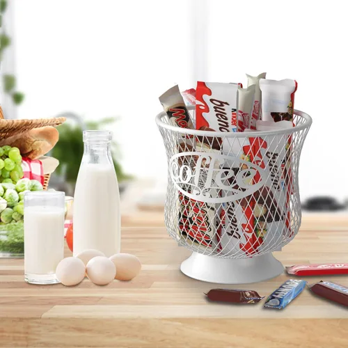 Miniatura 8 de ITHSKUILL Soporte para cápsulas de café, organizador resistente de cápsulas K, almacenamiento de gran capacidad de cápsulas K para cápsulas de Blanco
