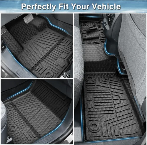 Miniatura 3 de Mixsuper Alfombrillas personalizadas para Ford Maverick 2026 2025 2024 2023 2022 (solo se adapta a modelos híbridos) Juego de revestimientos de piso