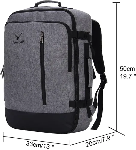 Miniatura 6 de Hynes Eagle Bolsa de mano de 38 L aprobado para vuelos, bolsa de fin de semana