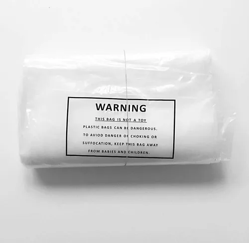 Miniatura 7 de Bolsas de poliéster transparentes resellables con advertencia de asfixia, 6 x 9, 0.07 pulgadas. Paquete de 100, 500 o 1000 bolsas