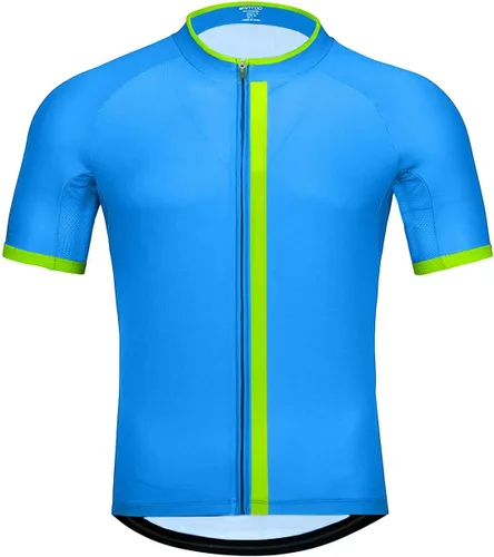Miniatura 3 de wantdo Camisetas de ciclismo para hombre, camisetas de ciclismo de montaña MTB Jersey de manga corta Camisetas de ciclismo transpirable de secado