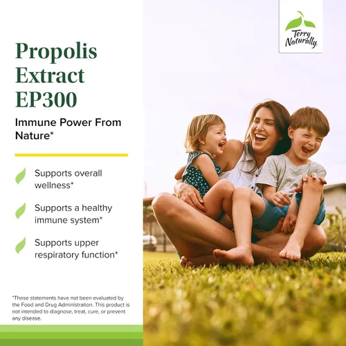 Miniatura 3 de Terry Naturally Extracto de propóleos EP300 – Paquete de 2, 60 cápsulas – Apoya el sistema inmunológico, respiratorio superior y la salud