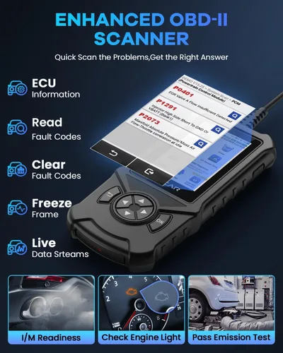 Miniatura 3 de Mucar CDE900 Escáner OBD2, Lector de Código de Auto con Sistema de Comprobación del Motor, Herramienta de Diagnóstico Automotriz con Pantalla Táctil