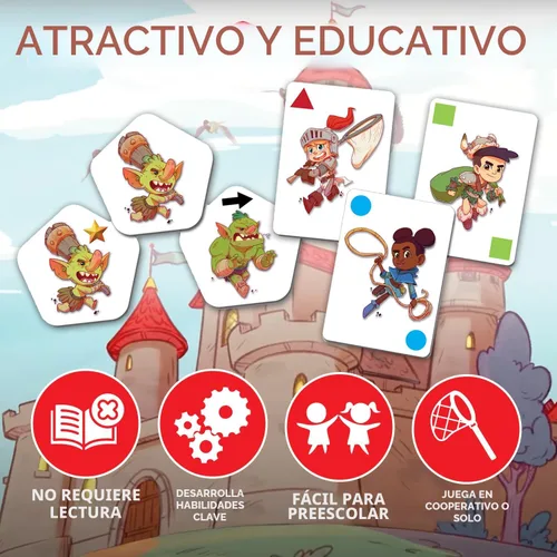 Miniatura 4 de Mi Primer Juego de Mesa Castle Panic para Niños de 4 años en Adelante Divertido y Educativo Cooperativo Enseña Estrategia y Trabajo en Equipo