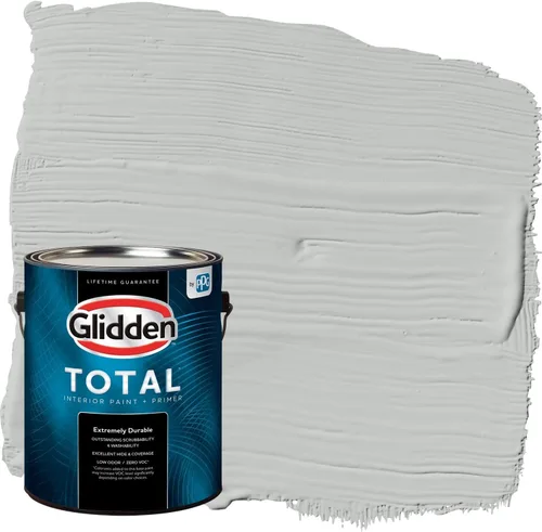 Miniatura 42 de Glidden Pintura Interior + Imprimación: Gris/Plata Antigua, Una Capa, Satinado, 1 Galón