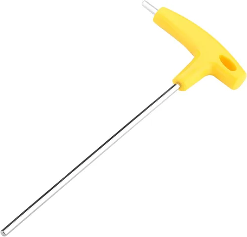 Miniatura 8 de Utoolmart Llave Allen con mango en T, 0.197 in, métrica, 70 #, acero con mango en T, llave hexagonal de 7.874 in de longitud total
