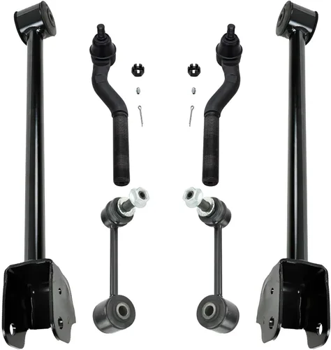 Miniatura 127 de Detroit Axle - Kit de extremo delantero para Chrysler 300 Dodge Charger Challenger 2011-2023, 2 brazos de control inferiores traseros 2 varillas