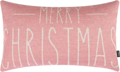 Miniatura 11 de TRENDIN PL1064TR - Funda de almohada navideña de 12 x 20 pulgadas, decoración de Navidad, de lino, rectangular, decorativa, lumbar, para cintura, 12