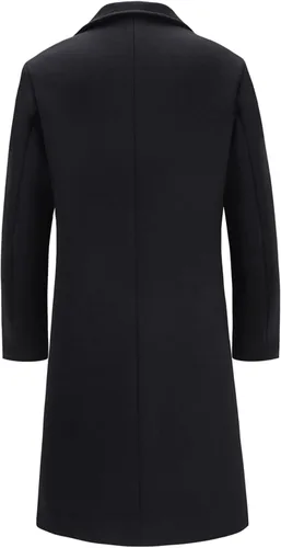 Miniatura 2 de INVACHI Mens Long Trench Coat Double Breasted Notched Lapel Peacoat Casual Windproof Overcoat