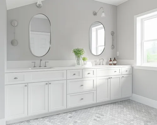 Miniatura 8 de ANDY STAR Espejo Ovalado Cromado Inoxidable para Baño, Espejo de Tocador Ovalado de 24x40 para Pared, Espejo de Níquel Pulido para Baño en Marco