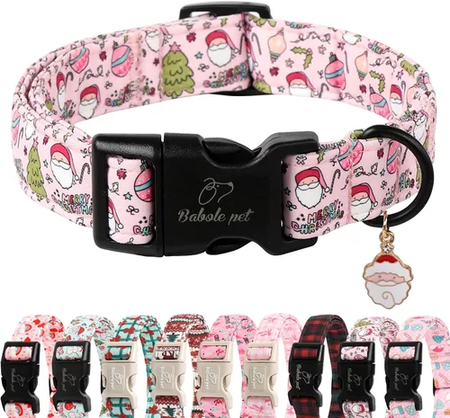 Miniatura 35 de Lindo Collar de Corduroy para Perro - Collar Ajustable Negro para Perros Pequeños de 4-10lbs, Resistente al Desvanecimiento con Cierre Seguro