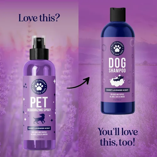 Miniatura 6 de Spray desodorizante de aceite de lavanda para perros y cachorros malolientes y spray calmante con aceite esencial de lavanda, desodorante