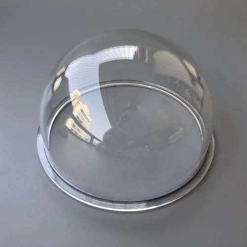 Miniatura 8 de 4.3 pulgadas al aire libre impermeable policarbonato PC cubierta de bola transparente de vigilancia aumentada cámara CCTV cúpula carcasa protectora