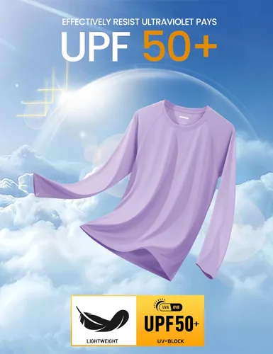 Miniatura 21 de MAGCOMSEN Camisas de manga larga para hombre, protección solar UPF 50+, camisetas atléticas para senderismo, correr, entrenamiento, protección