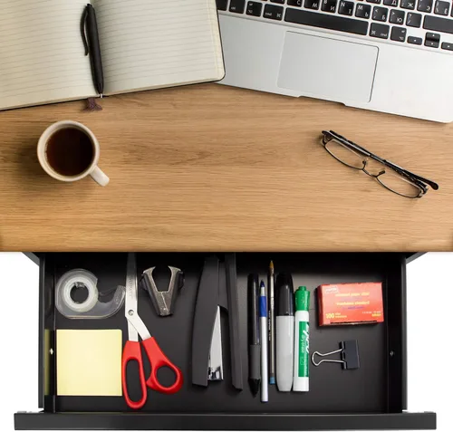 Miniatura 2 de Mount-It! Kit de cajón extraíble para debajo del escritorio con estante para laptop y tablet, organizador de almacenamiento de oficina, se monta