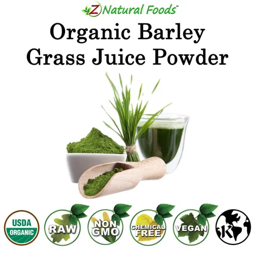 Miniatura 3 de Z Natural Foods Polvo de jugo de alfalfa orgánico, polvo de superalimento de hierba verde, mezcla en batidos, bebidas, recetas, crudo, todo natural