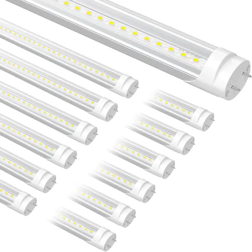 Miniatura 19 de Bombillas fluorescentes de recambio de 4 pies, bombillas LED T8 de 4 pies tipo A+B, 24W (equivalente a 65W) 3200LM, 3000K blanco cálido, tubo de 48