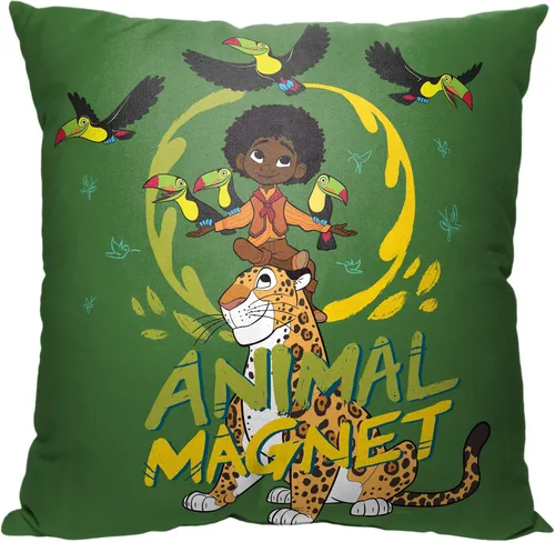 Northwest Almohada Encanto de 18 x 18 pulgadas, imán animal
