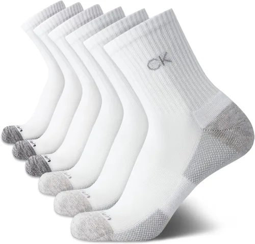 Miniatura 18 de Calvin Klein Calcetines deportivos acolchados de corte alto para hombre (paquete de 6)