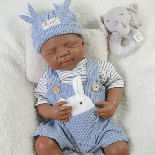 Miniatura 19 de Muñeca de bebé Reborn de 12 pulgadas, muñeca de cuerpo completo de silicona, muñecas de bebé Reborn de silicona de cuerpo completo, recién nacida