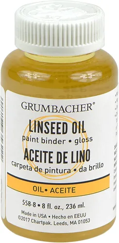 Miniatura 2 de Grumbacher Medio de aceite de linaza para pinturas al óleo, 2-1/2 Oz. Tarro, #5582, versión original